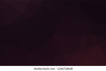 Dark Black vector abstract polygonal texture. Geometric illustration in Origami style with gradient.  Brand new style for your business design.