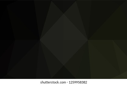 Dark Black vector abstract polygonal texture. A completely new color illustration in a vague style. The textured pattern can be used for background.