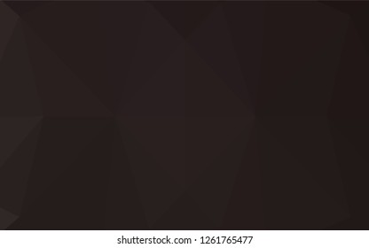 Dark Black vector abstract polygonal cover. Creative illustration in halftone style with gradient. The template can be used as a background for cell phones.