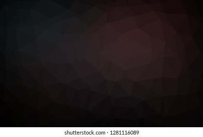 Dark Black vector abstract polygonal texture. Creative illustration in halftone style with gradient. Elegant pattern for a brand book.
