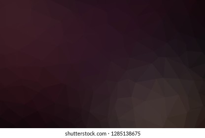 Dark Black vector abstract polygonal cover. Colorful illustration in abstract style with gradient. Completely new template for your business design.