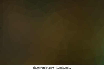 Dark Black vector abstract polygonal texture. A vague abstract illustration with gradient. Completely new template for your business design.