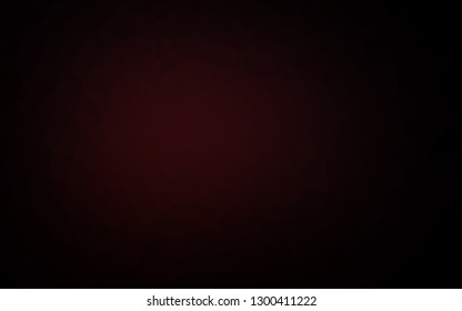 Dark Black vector abstract polygonal texture. A vague abstract illustration with gradient. Triangular pattern for your business design.