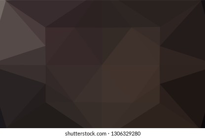 Dark Black vector abstract polygonal texture. A completely new color illustration in a vague style. The elegant pattern can be used as part of a brand book.