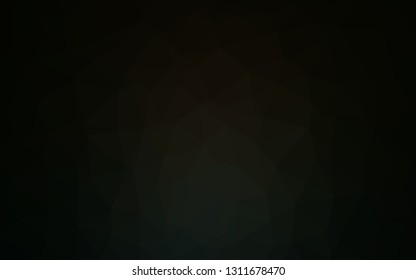 Dark Black vector abstract polygonal texture. A sample with polygonal shapes. Textured pattern for background.