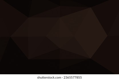 Dark Black vector abstract polygonal layout. Brand new colorful illustration in with gradient. The best triangular design for your business.