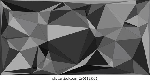 Dark Black vector abstract polygonal template. Glitter abstract illustration with an elegant design. A completely new template for your business design.