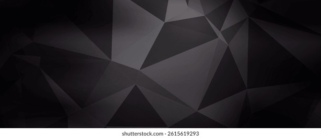 Dark Black vector abstract polygonal template. Glitter abstract illustration with an elegant design. A completely new template for your business design.