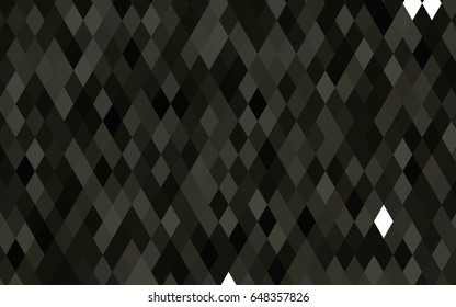 Dark Black vector abstract polygonal pattern. Colorful illustration in abstract style with gradient. The completely new template can be used for your brand book.