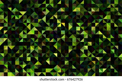 Dark Black vector abstract polygonal pattern. A vague abstract illustration with gradient. The polygonal design can be used for your web site.