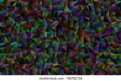 Dark Black vector abstract polygonal background. An elegant bright illustration with gradient. The template can be used as a background for cell phones.