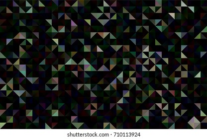 Dark Black vector abstract polygonal pattern. An elegant bright illustration with gradient. Brand-new design for your business.