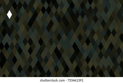 Dark Black vector abstract polygonal background. Creative geometric illustration in Origami style with gradient. Triangular pattern for your business design.