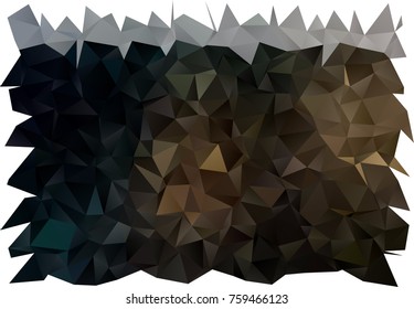 Dark Black vector abstract polygonal template. Glitter abstract illustration with an elegant design. Brand-new style for your business design.