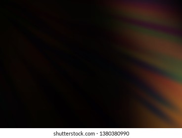 Dark Black vector abstract template. Colorful illustration in abstract style with gradient. Brand new design for your business.