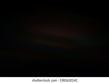 Dark Black vector abstract template. A completely new color illustration in a bokeh style. Brand new style for your business design.
