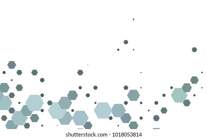Dark Black vector abstract textured polygonal background. Brand-new blurry hexagonal design. Pattern can be used for background.