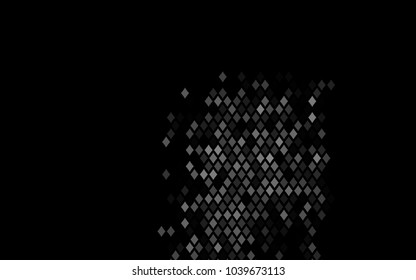 Dark Black vector abstract textured polygonal background. Blurry rectangular design. The pattern with repeating rectangles can be used for background.
