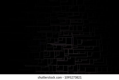Dark Black vector abstract textured polygonal background. Blurry rectangular design. The pattern with repeating rectangles can be used for background.