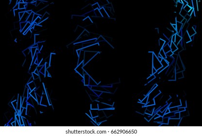 Dark Black vector abstract textured polygonal background. Blurry rectangular design. The pattern with repeating rectangles can be used for background.
