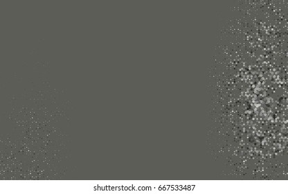 Dark Black vector abstract textured polygonal background. Brand-new blurry hexagonal design. Pattern can be used for background.