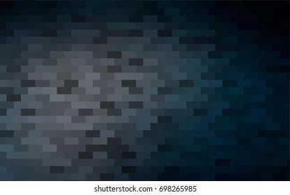 Dark Black vector abstract textured polygonal background. Blurry rectangular design. The pattern with repeating rectangles can be used for background.