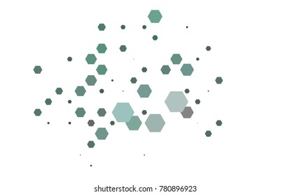 Dark Black vector abstract textured polygonal background. Brand-new blurry hexagonal design. Pattern can be used for background.