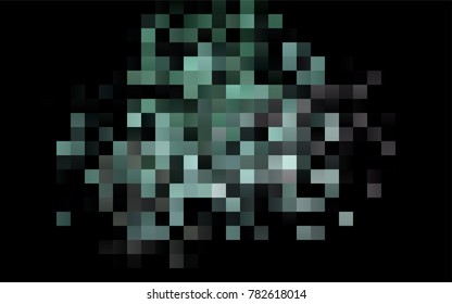 Dark Black vector abstract textured polygonal background. Blurry rectangular design. The pattern with repeating rectangles can be used for background.