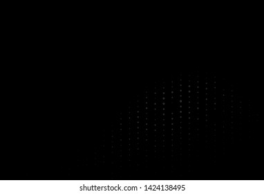Dark Black vector backdrop with hexagons. Illustration of abstract hexagons on colorful surface. Pattern can for your ad, booklets.