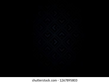 Dark Black vector backdrop with lines, cubes. Colorful decorative design in simple style with lines, rhombuses. Backdrop for TV commercials.