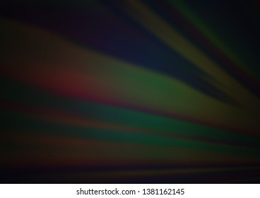 Dark Black vector backdrop with long lines. Shining colored illustration with narrow lines. Smart design for your business advert.