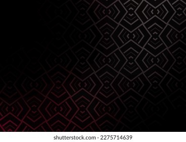 Dark Black vector backdrop with long lines. Blurred decorative design in simple style with lines. Pattern for websites, landing pages.