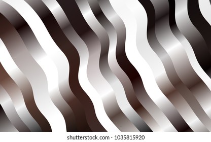Dark Black vector background with abstract lines. Glitter abstract illustration with wry lines. Marble style for your business design.