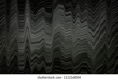 Dark Black vector background with bent ribbons. Brand-new colored illustration in marble style with gradient. A completely new template for your business design.