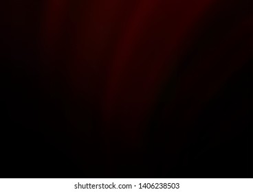 Dark Black vector background with bent lines. An elegant bright illustration with gradient. The template for cell phone backgrounds.
