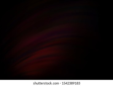 Dark Black vector background with bent ribbons. A completely new color illustration in marble style. Textured wave pattern for backgrounds.