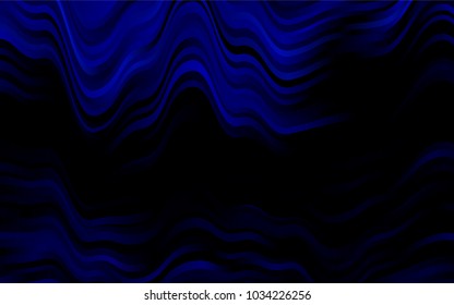 Dark Black vector background with bubble shapes. An elegant bright illustration with gradient. A completely new marble design for your business.