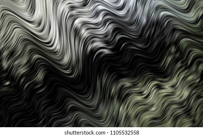 Dark Black vector background with bubble shapes. An elegant bright illustration with gradient. The best blurred design for your business.