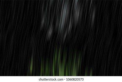 Dark Black vector background with curved circles. A completely new color illustration in marble style. Marble style for your business design.