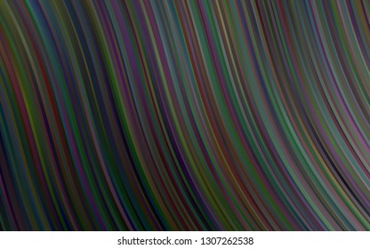 Dark Black vector background with curved circles. Brand new colored illustration in marble style with gradient. The best blurred design for your business.