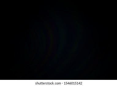 Dark Black vector background with curved circles. Creative geometric illustration in marble style with gradient. A new texture for your  ad, booklets, leaflets.