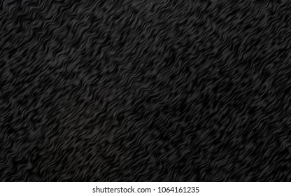 Dark Black vector background with lamp shapes. Creative geometric illustration in marble style with gradient. A completely new template for your business design.