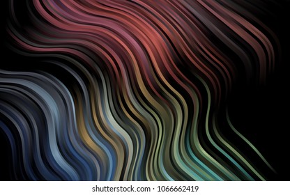 Dark Black vector background with lamp shapes. A completely new color illustration in marble style. Marble style for your business design.