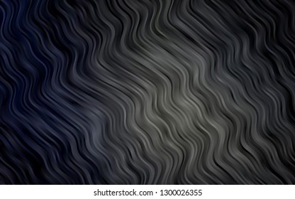 Dark Black vector background with lamp shapes. A completely new color illustration in marble style. Marble style for your business design.