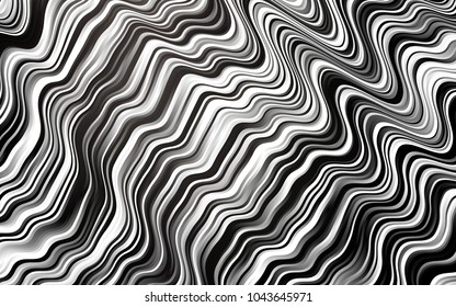 Dark Black vector background with lava shapes. An elegant bright illustration with gradient. The template for cell phone backgrounds.