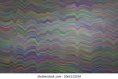 Dark Black vector background with lava shapes. A sample with blurred bubble shapes. Marble design for your web site.