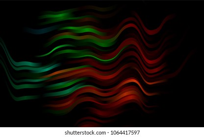 Dark Black vector background with lava shapes. Colorful illustration in abstract marble style with gradient. Brand-new design for your ads, poster, banner.