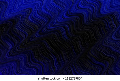 Dark Black vector background with lava shapes. Creative geometric illustration in marble style with gradient. New composition for your brand book.