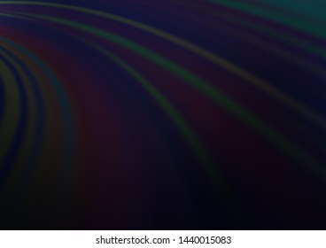 Dark Black vector background with lava shapes. An elegant bright illustration with gradient. Pattern for your business design.