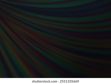 Dark Black vector background with lava shapes. An elegant bright illustration with gradient. Pattern for your business design.